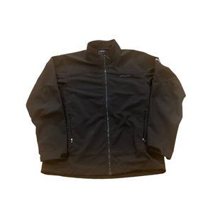 Patagonia Adze Full Zip Softshell Polartec Jacket Men's Size XL Black Logo